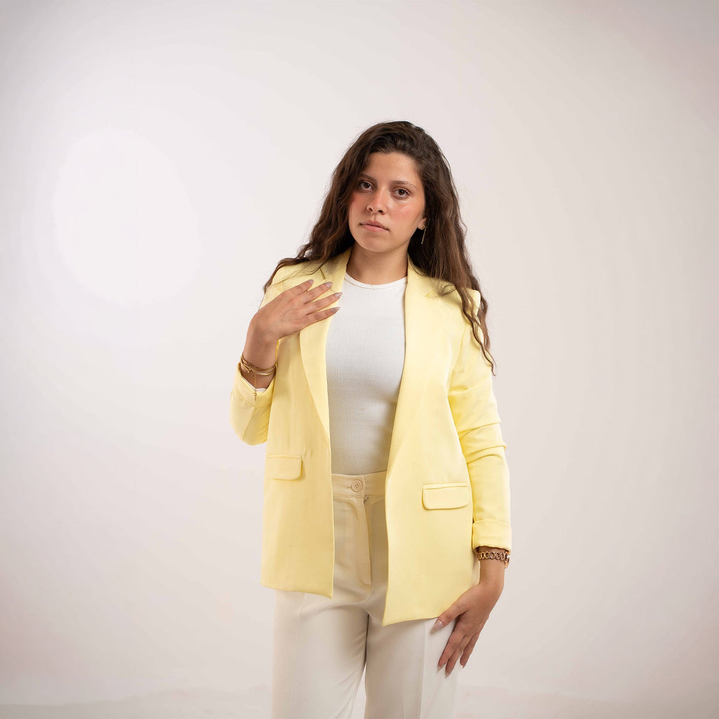 Bright Yellow Blazer