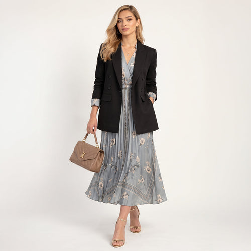 Black Buttoned Blazer