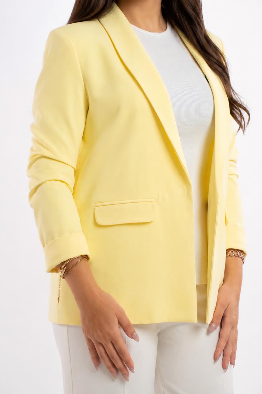 Bright Yellow Blazer