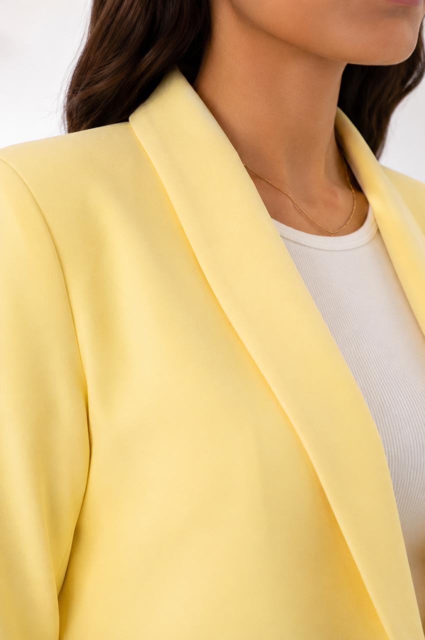 Bright Yellow Blazer