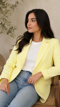 Bright Yellow Blazer