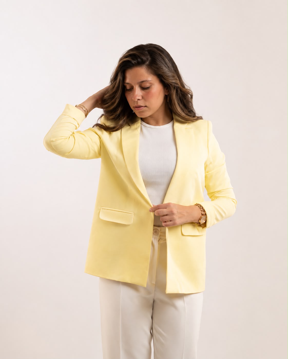 Bright Yellow Blazer