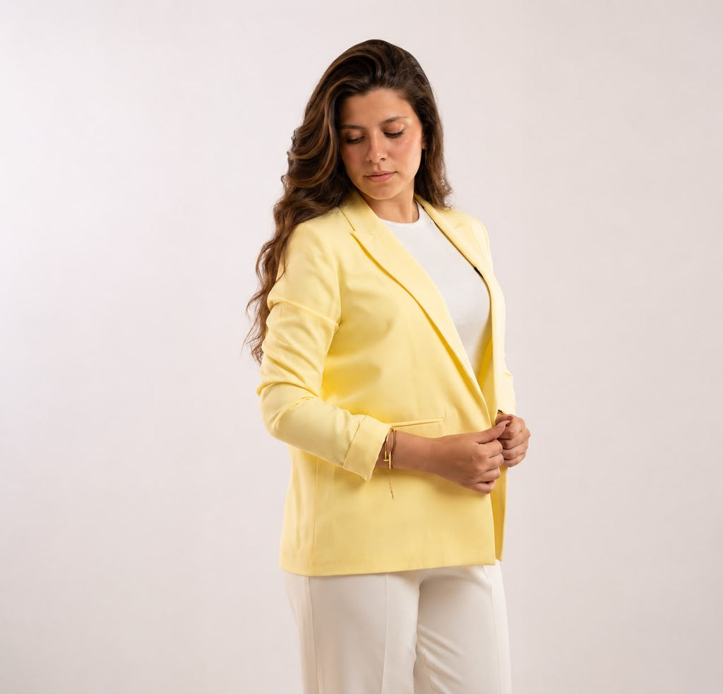 Bright Yellow Blazer